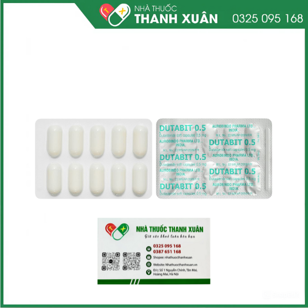 Thuốc Dutabit 0.5 điều trị phì đại tiền liệt tuyến từ trung bình đến nặng